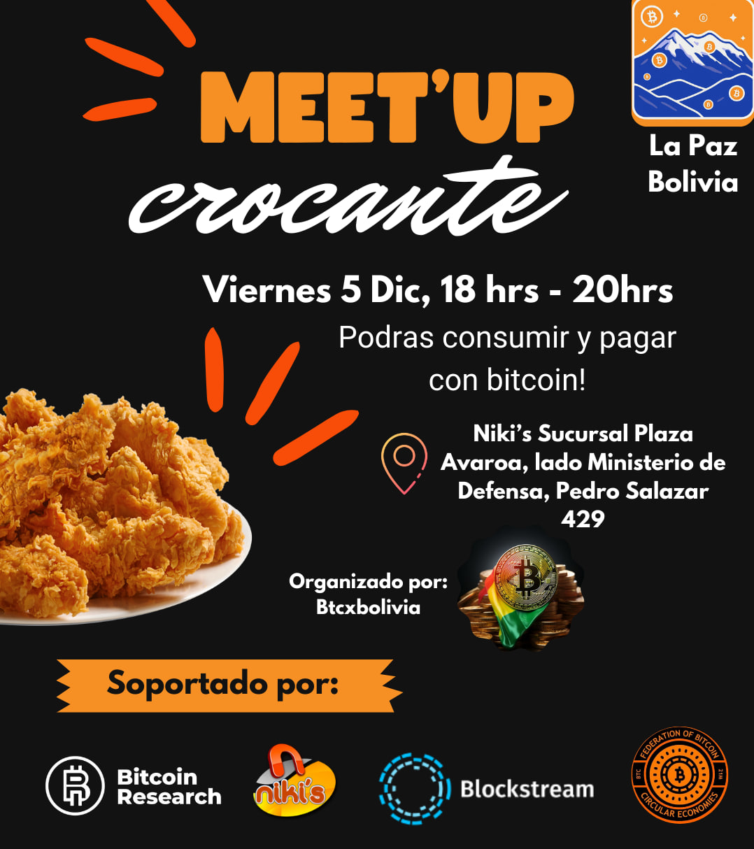 🥟 MEET’UP CROCANTE EN LA PAZ 🥟